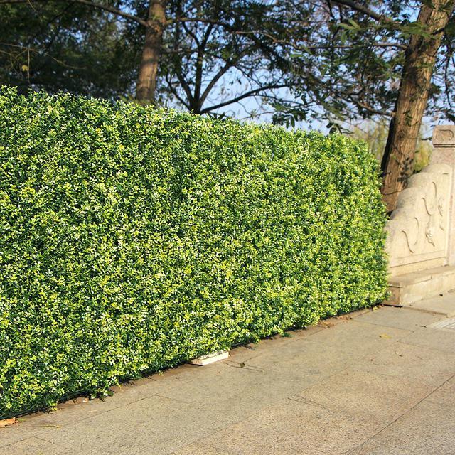 faux boxwood hedge