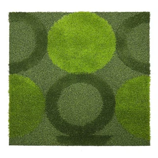 Spliced thiab Combined Artificial Lawn Carpet