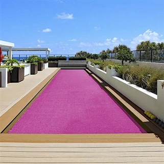 Nyiaj so koobtsheej Decorative Pink Artificial Turf